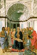 Piero della Francesca Madonna and Child with Saints china oil painting artist